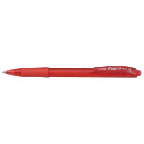 Kuličkové pero Pentel BX417 -  červená