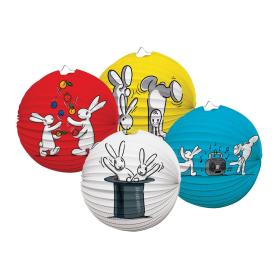 Lampiony kulaté 25 cm / mix Bob a Bobek