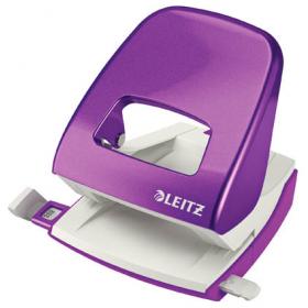 Kancelářský děrovač Leitz 5008  -  metalická fialová