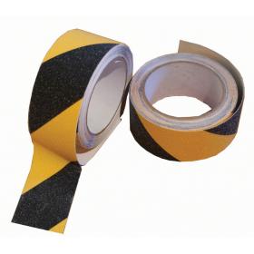 Lepicí páska bezpečnostní -  50 mm x 5 m / žluto-černá