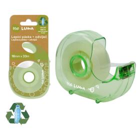 Lepicí páska s odvíječem ECO LUMA - 18 mm x 33 m
