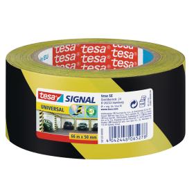 Lepicí pásky Tesa značkovací -  50 x 66 / černo - žlutá