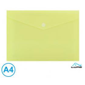 LUMA spisové desky s drukem A4 / pastel žlutá