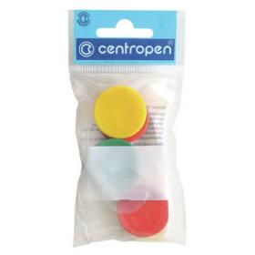 Magnety Centropen  -  průměr 30 mm / barevný mix / 6 ks