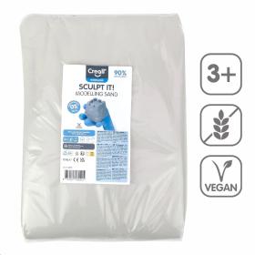 Modelovací písek Creall Sculpt it! - 1 750 g / náhradní náplň přírodní