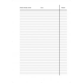 Stavební a montážní deník MSK - A4 / 3 x 20 listů / NCR / 401