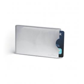 Obal na kreditní kartu Durable RFID Secure - stříbrná / 10 ks