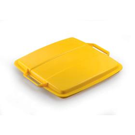 Odpadkové koše Durabin 90 l -  víko / žlutá