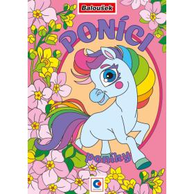 Omalovánka A5 - Poníci
