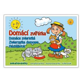 Omalovánky A5 - Domácí zvířátka