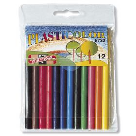 Pastelky Plasticolor  -  12 barev
