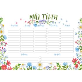 Plánovač týdenní A4 - Luční