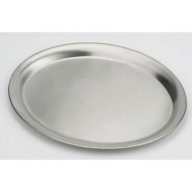 Podnos oválný 30 x 22 cm  - nerezový