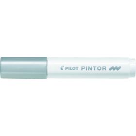 Pilot Pintor 4076 M stříbrná