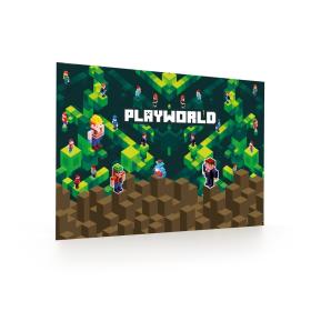 Pracovní podložka s obrázkem - Playworld / 60 x 40 cm