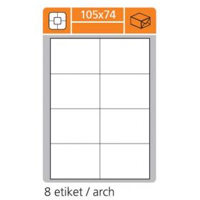 Print etikety A4 PLUS pro laserový a inkoustový tisk - 105 x 74 mm (8 etiket / arch)