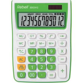 Kalkulačka Rebell  SDC 912 - displej 12 míst /  zelená