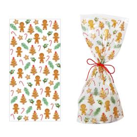 Sáčky vánoční - Perníček 20 x 40 cm