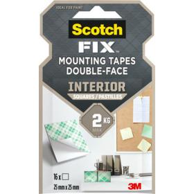Scotch montážní pásky Scotch / 25 mm x 25 mm / čtverečky