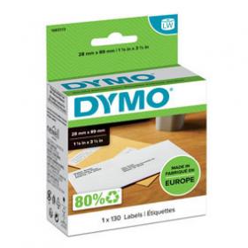 Štítky pro DYMO LabelWritter  - 89 x 28 mm / adresové papírové / 1 x 130 ks