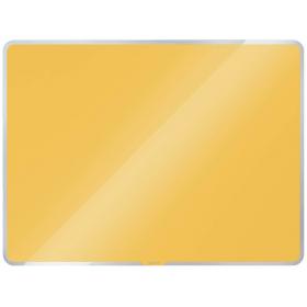 Tabule magnetická skleněná Leitz COSY - 60 x 40 cm / teplá žlutá