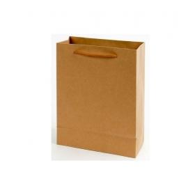 Tašky papírové EKO hnědé -  malá / 150 x 60 x 200 mm