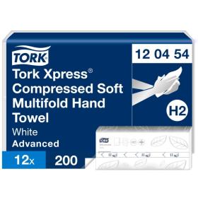Tork papírové ručníky skládané 120454 H2 XPress - Z-Z bílé 12 x 200 ks