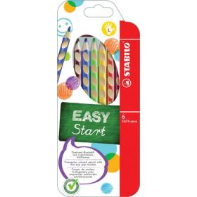 Trojhranné pastelky STABILO EASYcolors -  6 barev / pro praváky