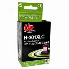 UPrint kompatibilní ink s N9K07AE, HP 304XL, Tri-color, 400str., 18ml, H-304XLC, proks, HP DeskJet 2620, 2630, 2632, 2633, 3720, 3730, 3