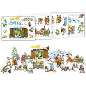 Vánoční betlém - Josef Lada vystřihovánky