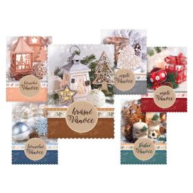 Vánoční pohlednice - mix motivů