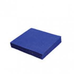 Ubrousky papírové barevné třívrstvé  -  33 cm x 33 cm / modré / 20 ks