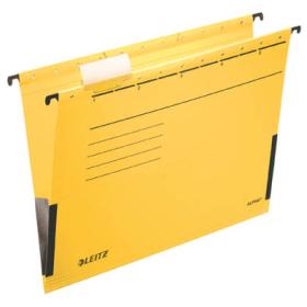 Závěsné desky Leitz Alpha s bočnicemi  -  žlutá