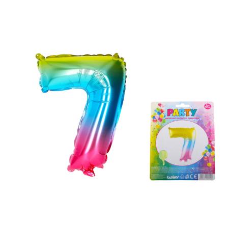 Balónek nafukovací č.7 / duhový