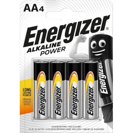 Baterie Energizer alkalické  -  baterie tužková  AA / 4 ks