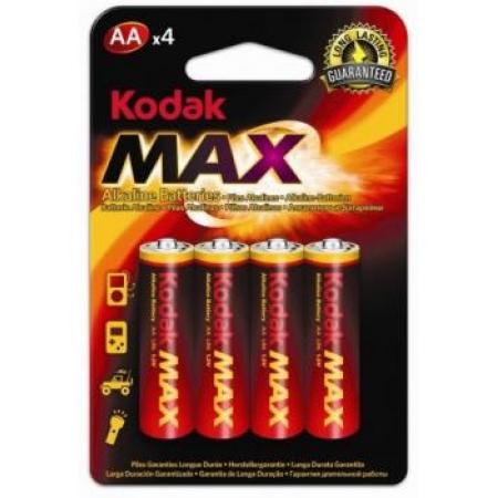 Baterie Kodak alkalické  -  baterie tužková AA 1,5 V / 4 ks