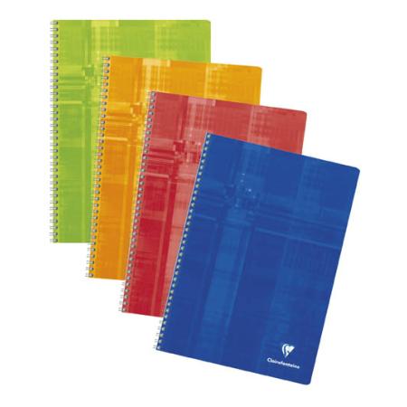 Blok kroužkový Clairefontaine Metric A4 - čtvereček / 50 listů / mix barev