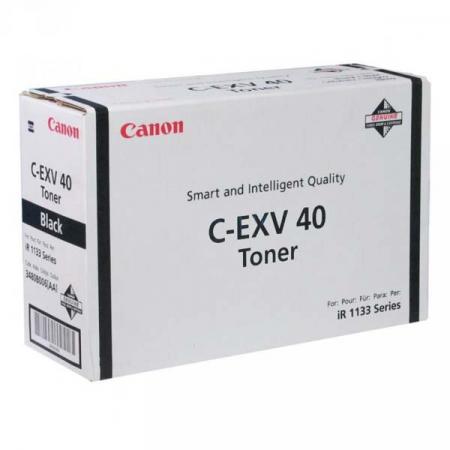 Canon originální toner CEXV40, black, 6000str., 3480B006, Canon iR-1133, 1133A, 1133iF, O