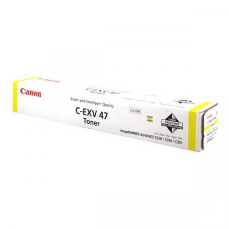 Canon originální toner CEXV47, yellow, 21500str., 8519B002, Canon IRA C250, 255, 350, 351, 355, IR-C250, 255, 350, 351, 355,  O