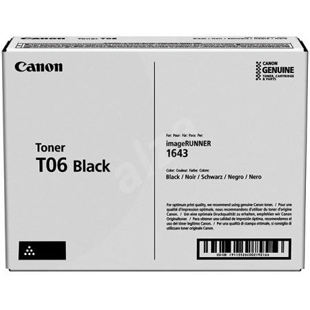 Canon originální toner T06, black, 20500str., 3526C002, Canon imageRUNNER 1643i, 1643iF, O