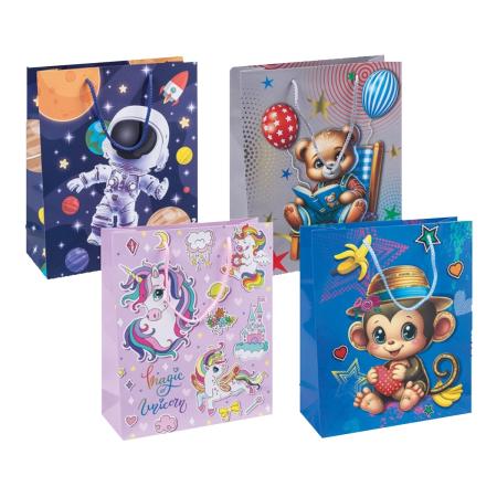 Dárková taška - Kids mix / 25 x 30 x 10 cm