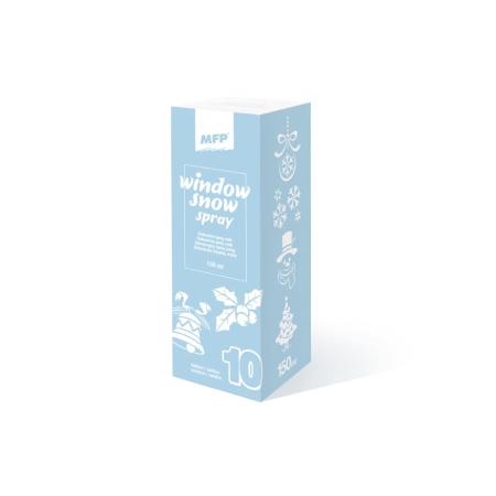 Dekorační sníh na okno + 10 vánočních šablon