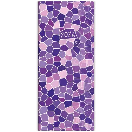 Diář kapesní LAMINO - měsíční / design 1