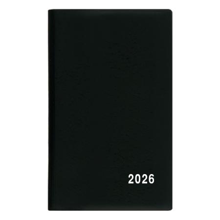 Diář kapesní PVC - čtrnáctidenní / černá