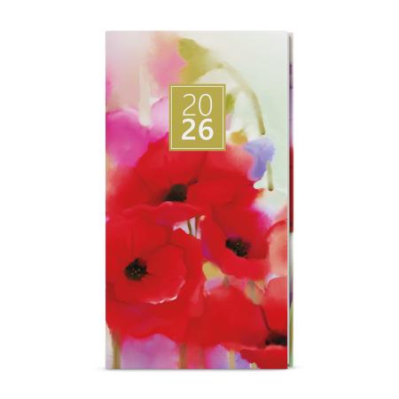 Diář LAMINO - týdenní kapesní / Květy