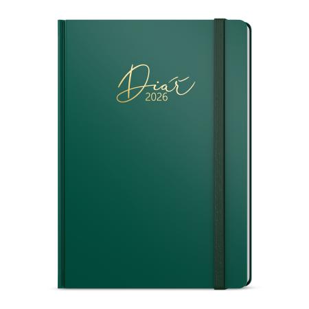 Diář LUXI - A5 / týdenní / zelená