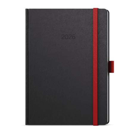 Diář NORA - A5 / týdenní / červená