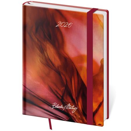 Diář VARIO Matragi - B6 / týdenní / red