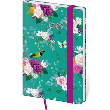 Diář VARIO - týdenní kapesní / Romance