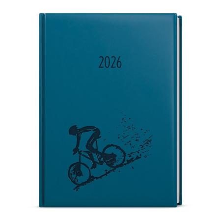 Diář VIVELLA s ražbou - A5 / denní / petrolejová / kolo